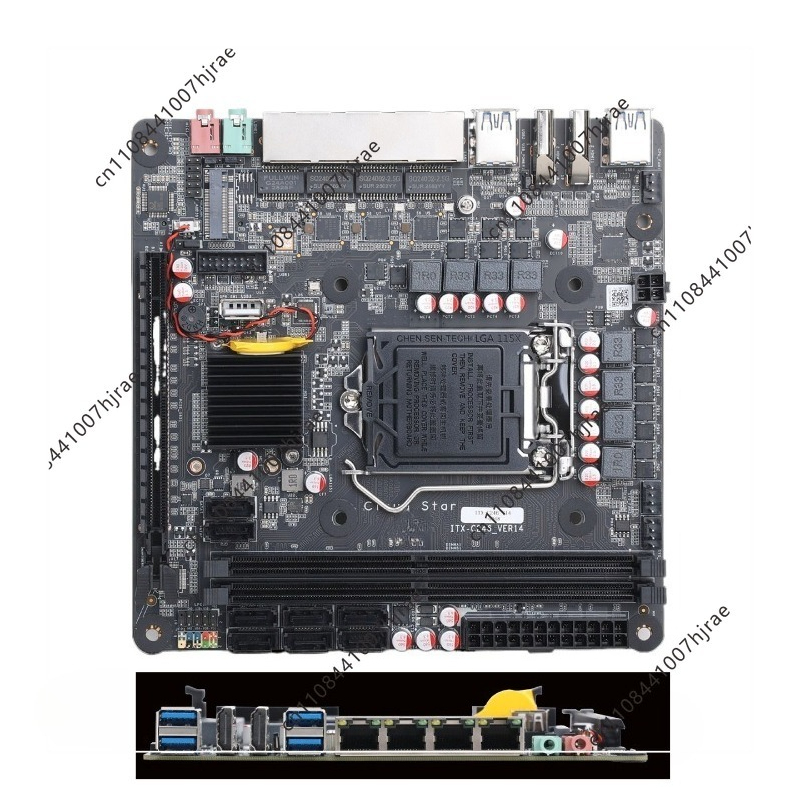เมนบอร์ด Mini ITX C246 NAS รอง - Nas Motherboard 8 Sata Mini Itx บทวิจารณ์และราคา