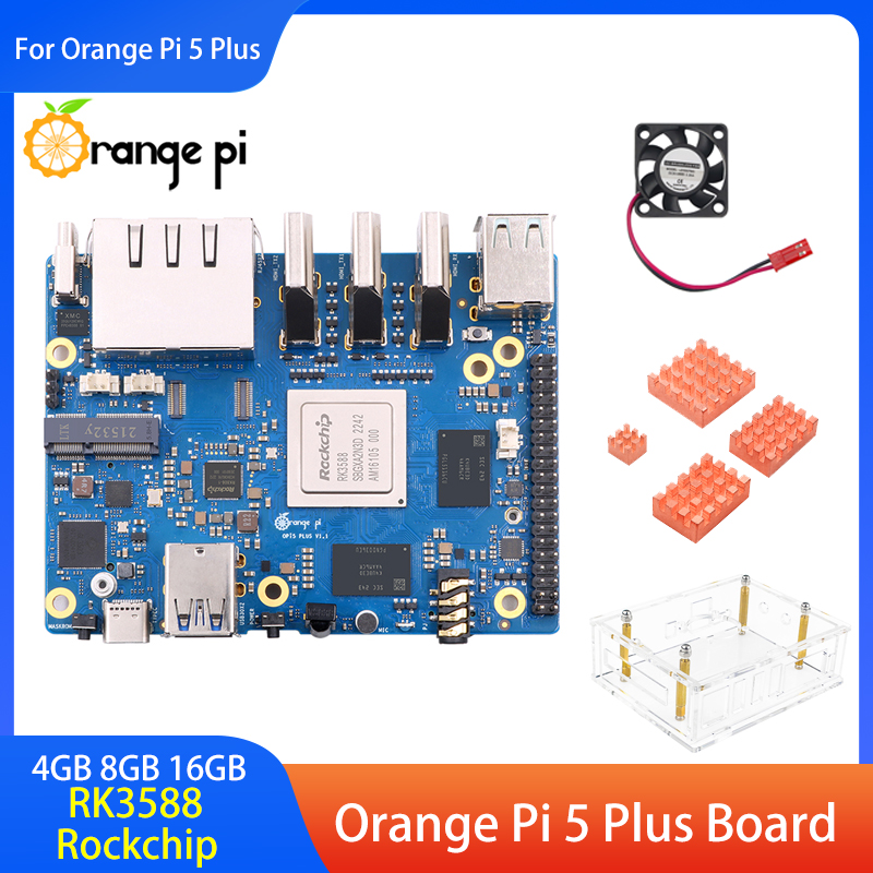 บอร์ด Orange Pi 5 Plus หน่วยคว - Orange Pi 5 Plus 16Gb บทวิจารณ์และราคา